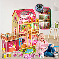 Дерев'яний ляльковий будиночок Kinderplay Domek 90 cм