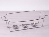 Марміт Kamille Food Warmer керамічна форма 2.4л mebelime 33см mebelime з підігрівом, фото 8