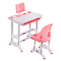 Парта стілець набір SPOKO LT03 рожевий
