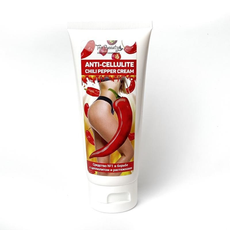 Антицелюлітний крем Top Beauty Anti-cellulite Chili Pepper Cream, фото 1