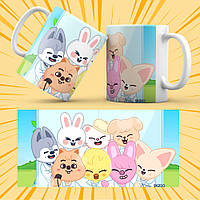 Чашка 330 мл. біла SKZOO 002