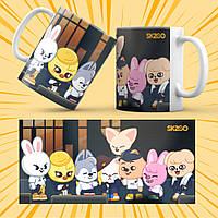 Чашка 330 мл. біла SKZOO 003