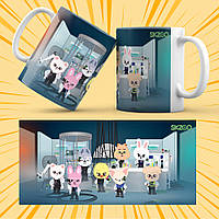 Чашка 330 мл. біла SKZOO 006