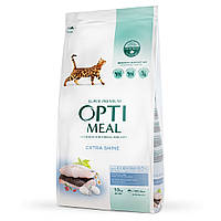 Optimeal сухий корм з тріскою для дорослих котів 10 кг