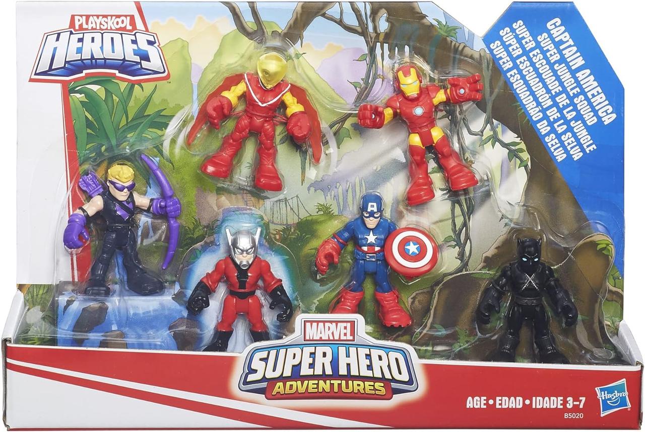 Ігровий набір фігурок супергероїв Марвел Playskool Heroes Super Hero Adventures Marvel B5020, фото 1
