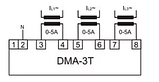 Електронний індикатор струму DMA-3T щитовий F&F, фото 2