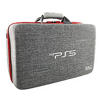Защитный Travel кейс сумка Guanhe для PlayStation 5, PlayStation 5 Slim c дисководом Digital, Серый