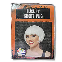 Парик Halloween Creepy Town Luxury Short Wig Белый