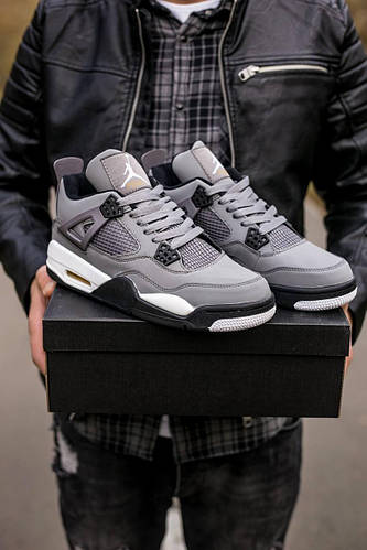 Jordan retro best sale 4 wolf grey