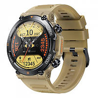 Смарт-годинник Modfit Hunter Army Green 36 мм | 1,39" IPS, 400 мАг, Track, 360 x 360 ,128MB, HeartRate, IP67 | Бежевий