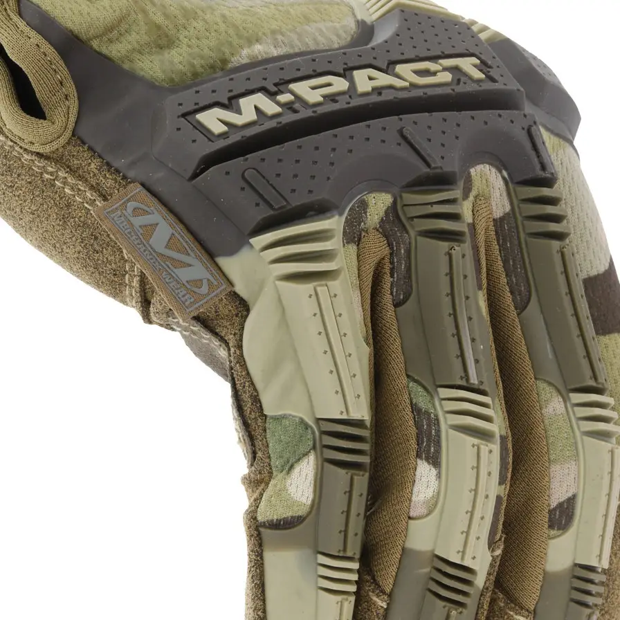 Тактические перчатки M-Pact Mechanix Wear Мультикам Койот, Демисезонные военные перчатки - фото 3 - id-p1996844304