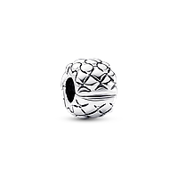 Серебряный шарм Pandora с шариками