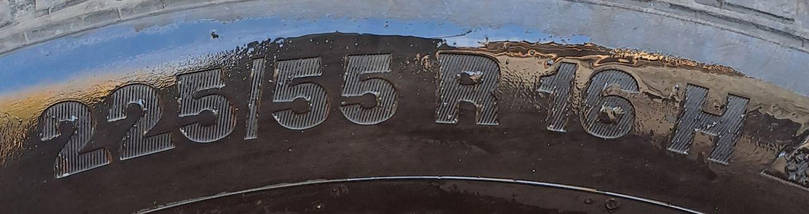 Шини легкові б/у 225/55R16 Continental Winter Contact TS850 P (зимові), фото 5