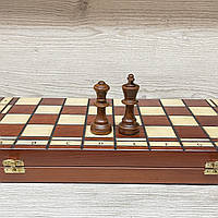 Набор 2 в 1 шахматы и шашки деревянные подарочные