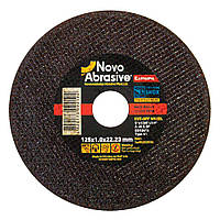 Круг отрезной по металлу Novoabrasive Extreme 41 14А 125х1.0х22.23 мм, (NAECD12510)