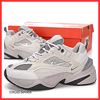 Кроссовки женские Nike M2K Tekno grey / Найк м2к Текно серые