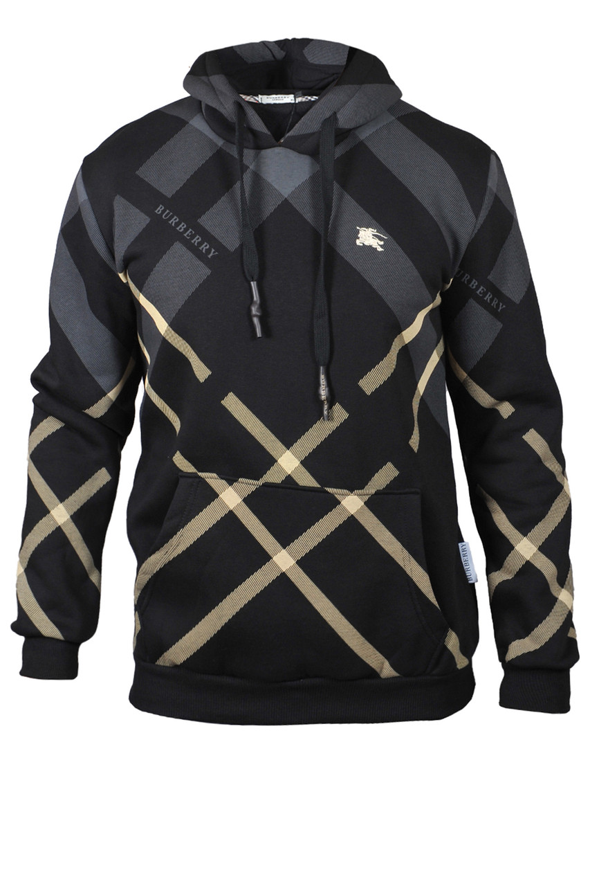 Худі чоловіче Burberry 24-24K-8620 чорне