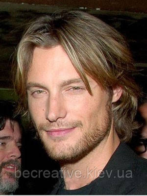 Натуральна перука з прямим волоссям