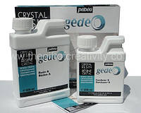 Смола эпоксидная Pebeo Crystal Resin. Уп. 750 мл. Ювелирная (Франция) для декора, украшений