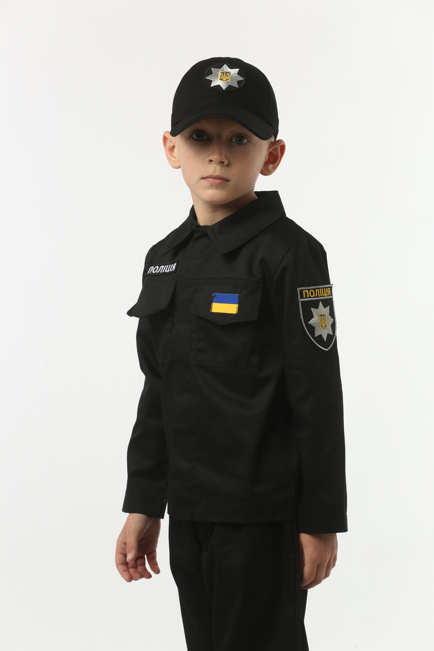Дитячий поліцейський костюм для ранку та фотосесії / Костюм "Поліція" рольовий для дитини, фото 1