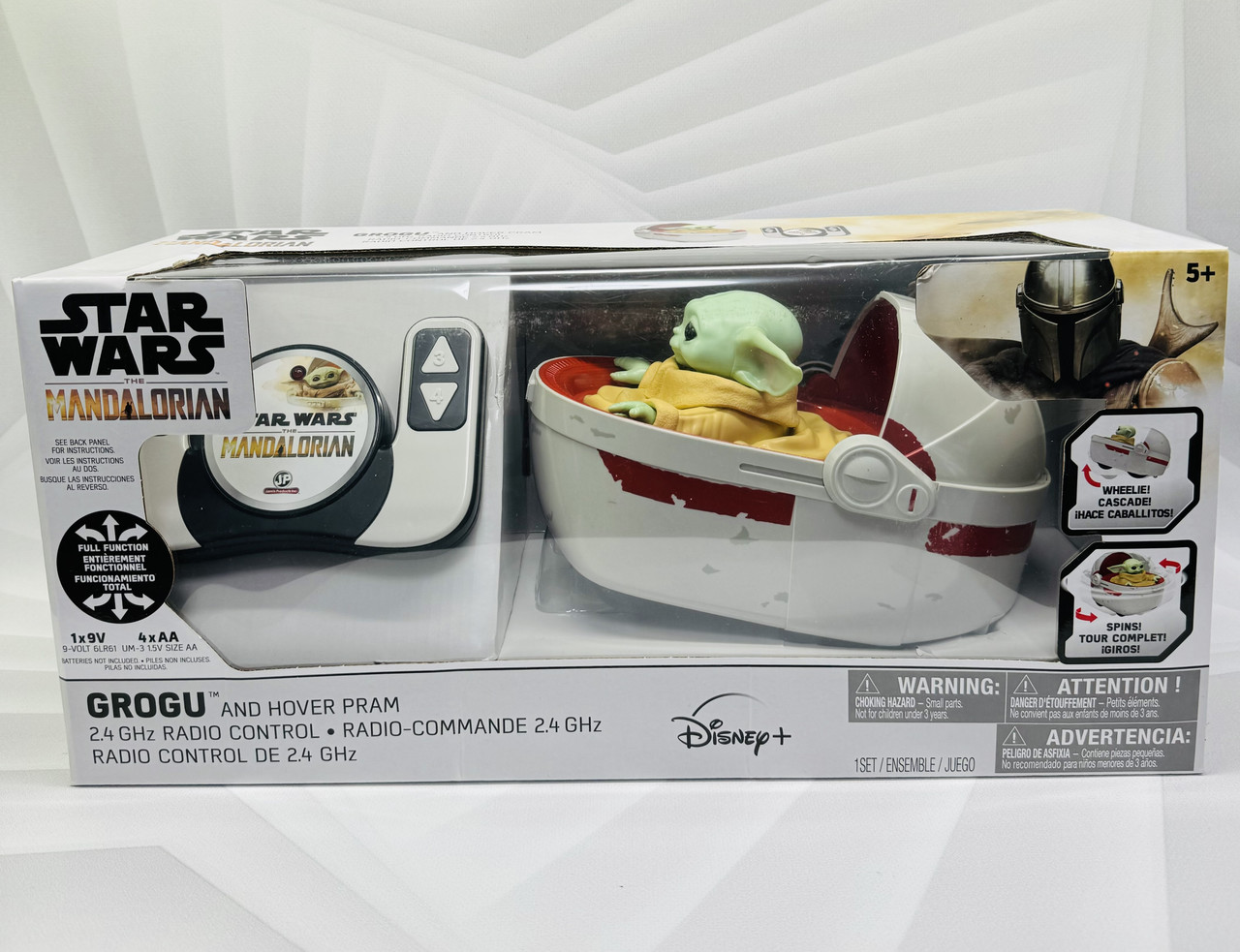 Набір Грогу Зоряні війни та космічна коляска на пульті Star Wars Mandalorian Grogu and Hover