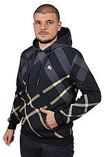 Худі чоловіче Burberry 24-24K-8620 темно-синє, фото 4