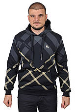 Худі чоловіче Burberry 24-24K-8620 темно-синє, фото 3