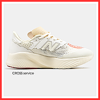 Кроссовки мужские и женские New Balance FuelCell x Stone Island white beige / Нью Беланс белые бежевые