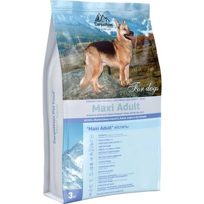 Carpathian Pet Food Dog Maxi Adult для собак великих порід 3 кг