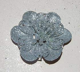 Квітка срібло діаметр 9 см №20