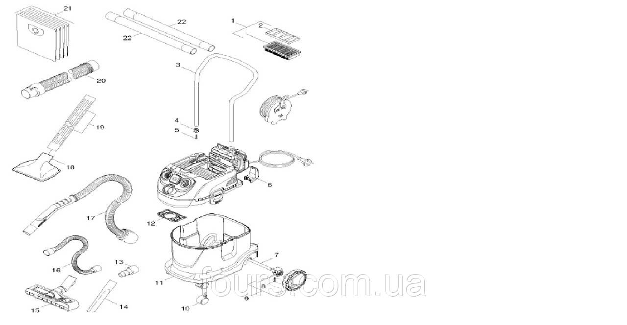 Запасные части для Karcher WD 7.700 P - фото 4 - id-p352652915