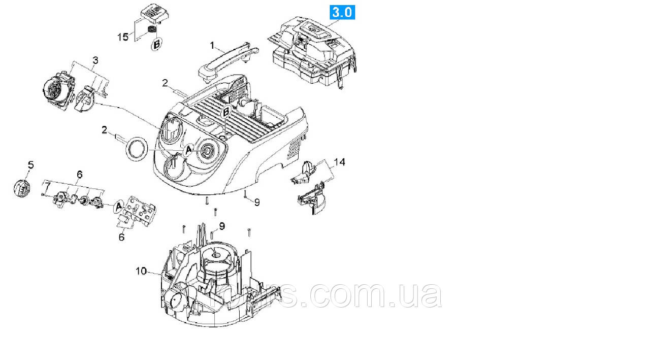 Запасные части для Karcher WD 7.700 P - фото 6 - id-p352652915