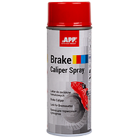 Красная краска для тормозных суппортов APP Brake Caliper Spray - аэрозоль 400мл.