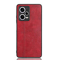 Чохол для смартфона Cosmis Leather Case for Xiaomi Redmi Note 12 Pro 5G Red