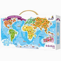 Детский пазл Карта мира Dodo, 100110