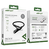 Кабель ACEFAST C1-05 Lightning to 3.5mm aluminum alloy headphones adapter cable Black, фото 4