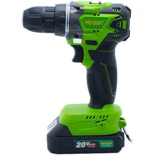 Шуруповерт Procraft PA20BL (кейс, 2 акб 20/4, зарядний), фото 1