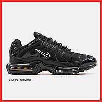 Кроссовки мужские Nike air max TN plus black / Найк аир макс ТН плюс черные 45