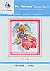 Набір для вишивання за нанесеною на канву схемою "Angel 4 ". AIDA 14CT printed 47*54 см, фото 3