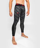 Компрессионные штаны мужские лосины компрессионные леггинсы для единоборств Venum Phantom Spats Black Red