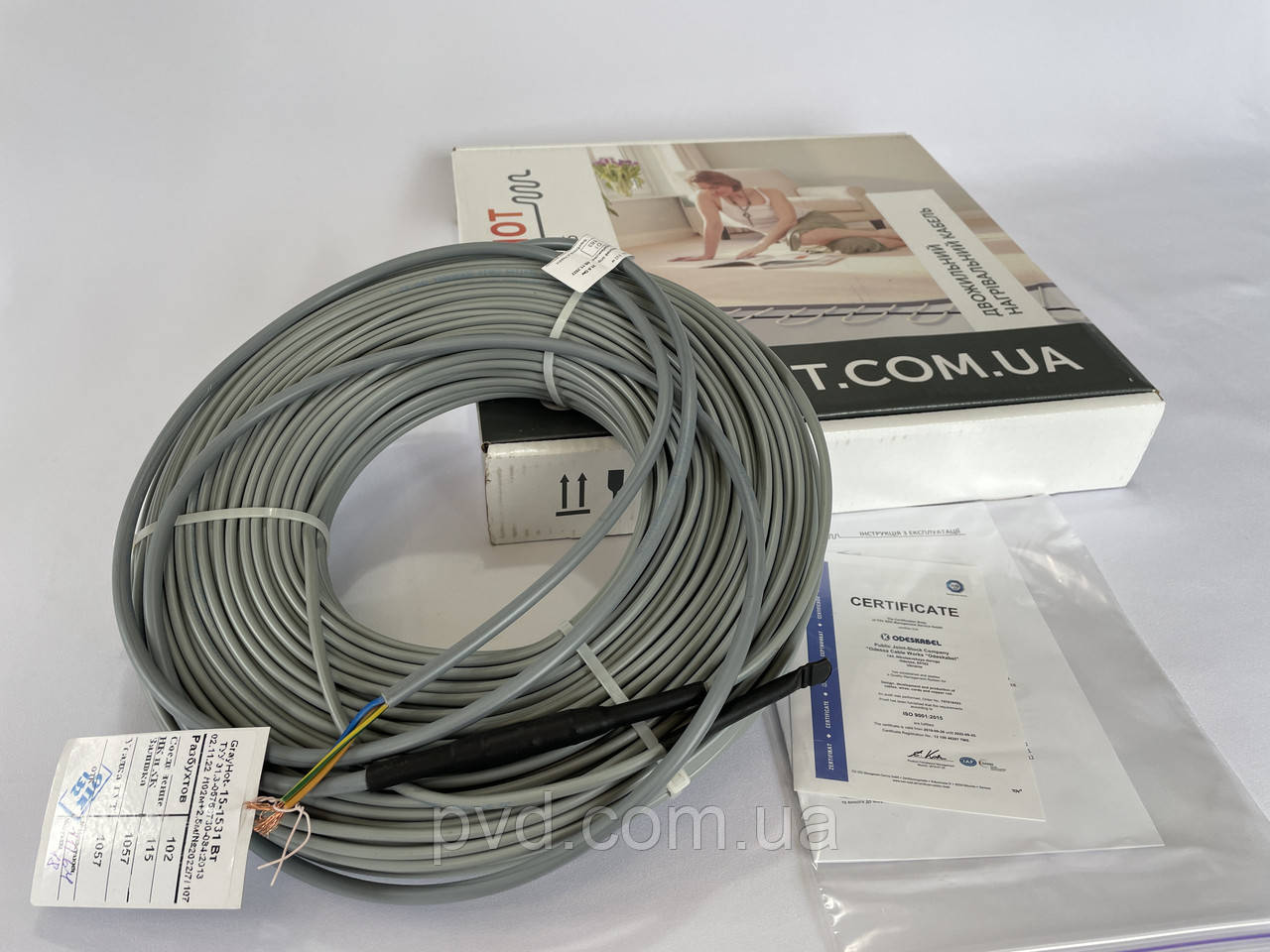 Нагрівальний кабель під стяжку GrayHоt 15 з wi-fi регулятором - фото 2 - id-p1993648067