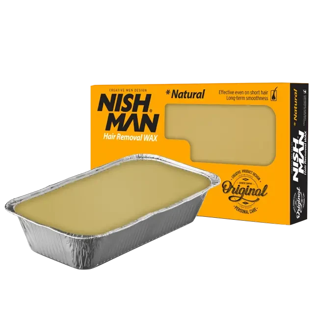 Віск для депіляції у лотку Nishman Professional Natural 500г