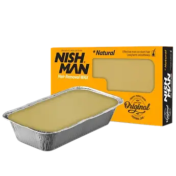 Віск для депіляції у лотку Nishman Professional Natural 500г