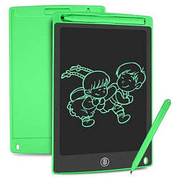 Планшет для малювання монохромний дитячий зі стилусом MD Writing Tablet Board, LCD 10 дюймів, зелений