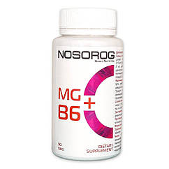 Магній + вітамін B6, 90 таблеток, Nosorog