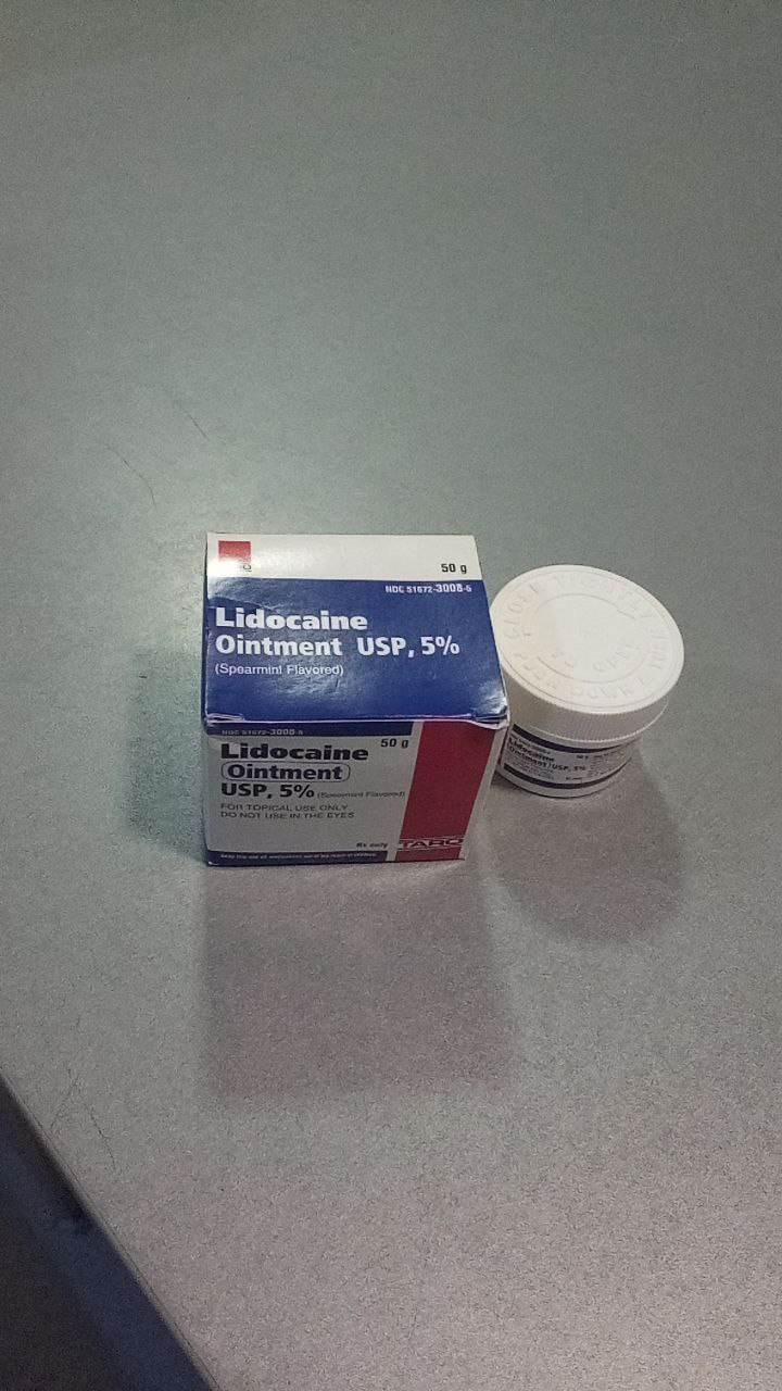 Lidocaine Ointment USP 5% 50g - Лидокаиновая мазь 5% - фото 1 - id-p1996960850