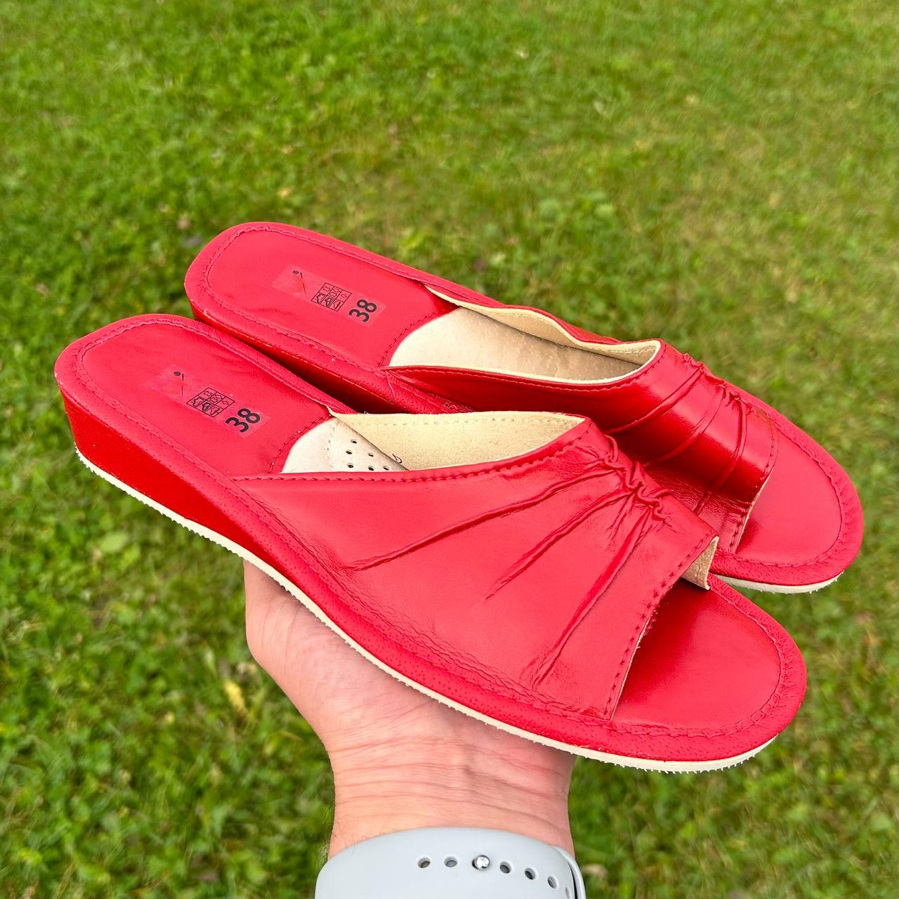 Шкіряні жіночі капці 036-36, фото 1