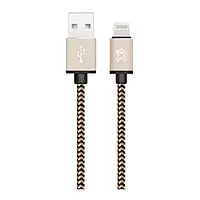 Кабель XtremeMac Lightning Nylon Cable Gold (1.2 m) (XCL-PRC-93)