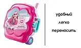 Трюмо для дівчинки (валіза-трюмо, музика, підсвічування, окуляри, аксесуари) L666-2, фото 9