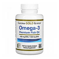 Омега-3 рыбий жир (Omega-3 Premium Fish Oil) 100 капсул MLI-00952